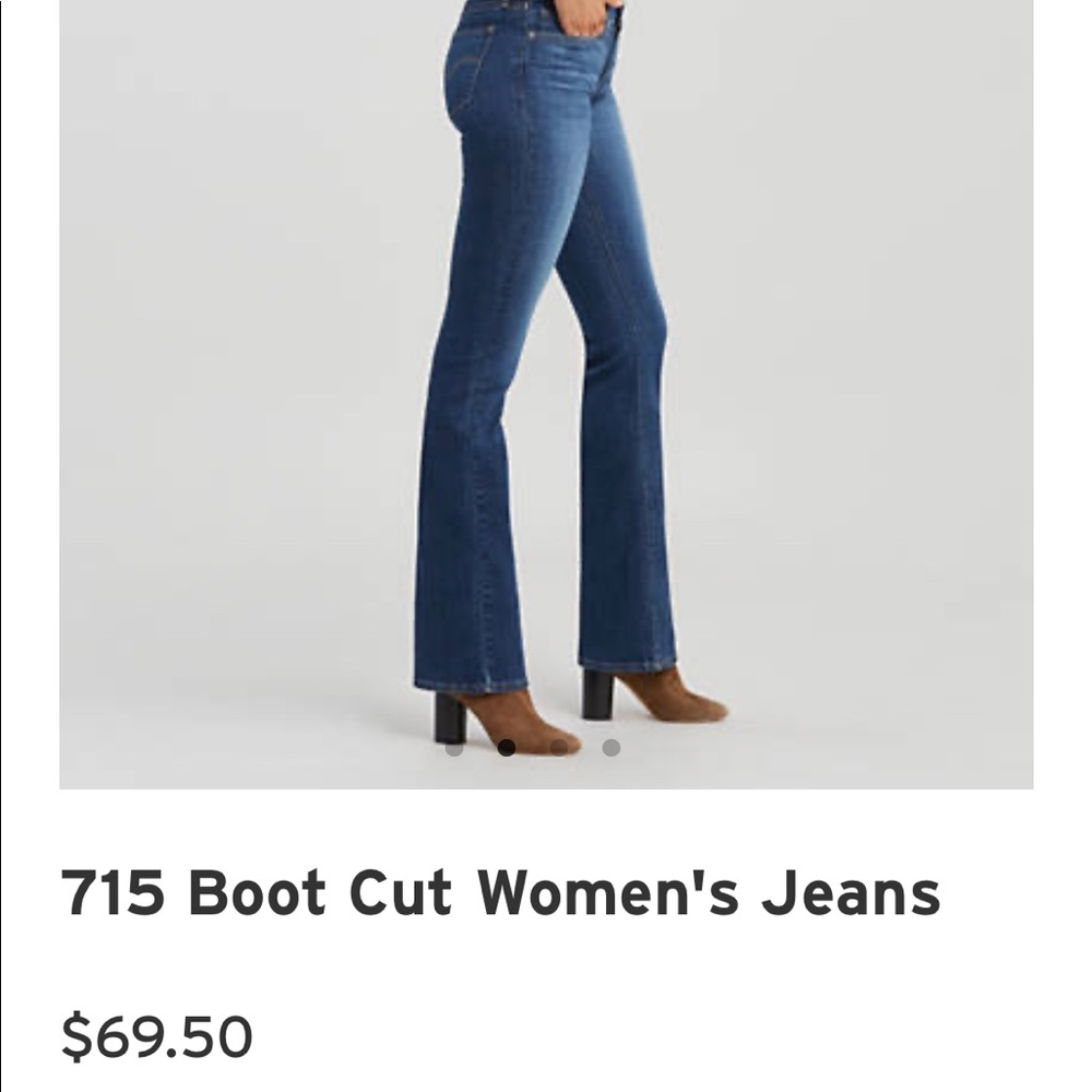 Levi’s 715 Bootcut Jeans — size 27
